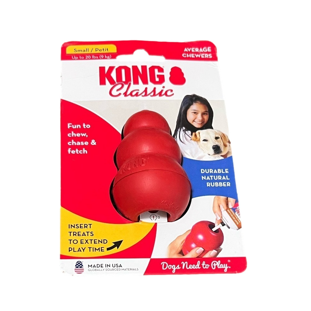 NWT Kong Classic Dog Toy for Small Dogs up to 20lb